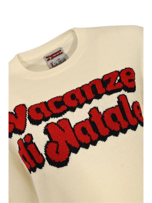 Maglione New Queen Vacanze di Natale in misto lana e cachemire Mc2 Saint Barth | QUE001002226I